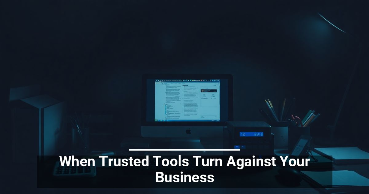 When Trusted Tools Turn Against Your Business