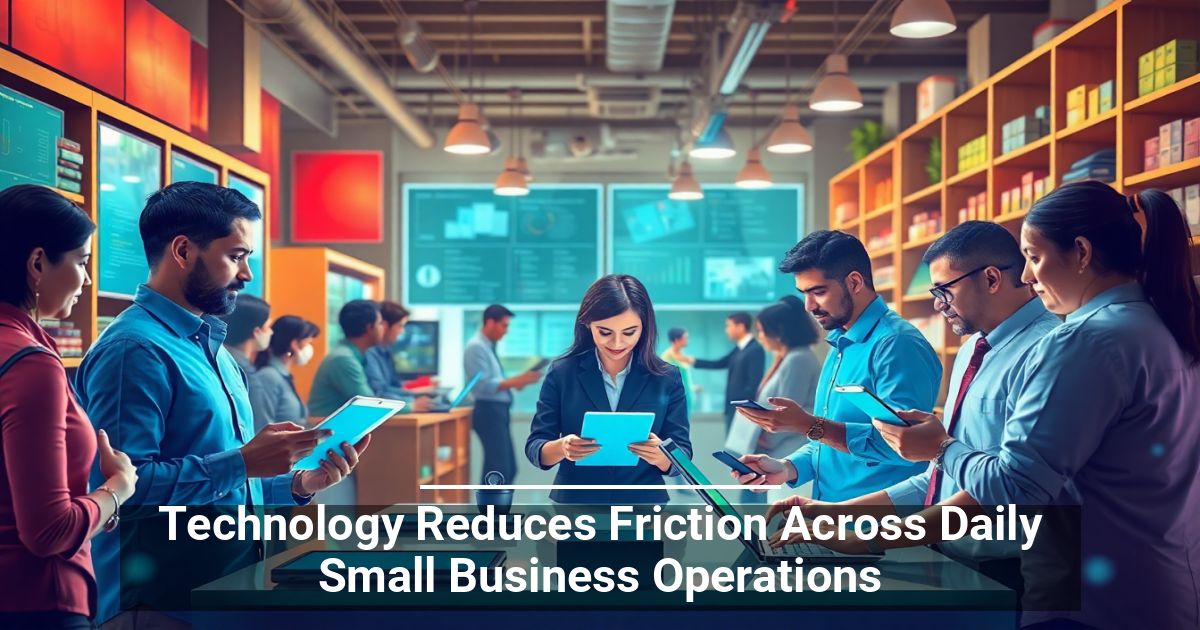 Technology Reduces Friction Across Daily Small Business Operations
